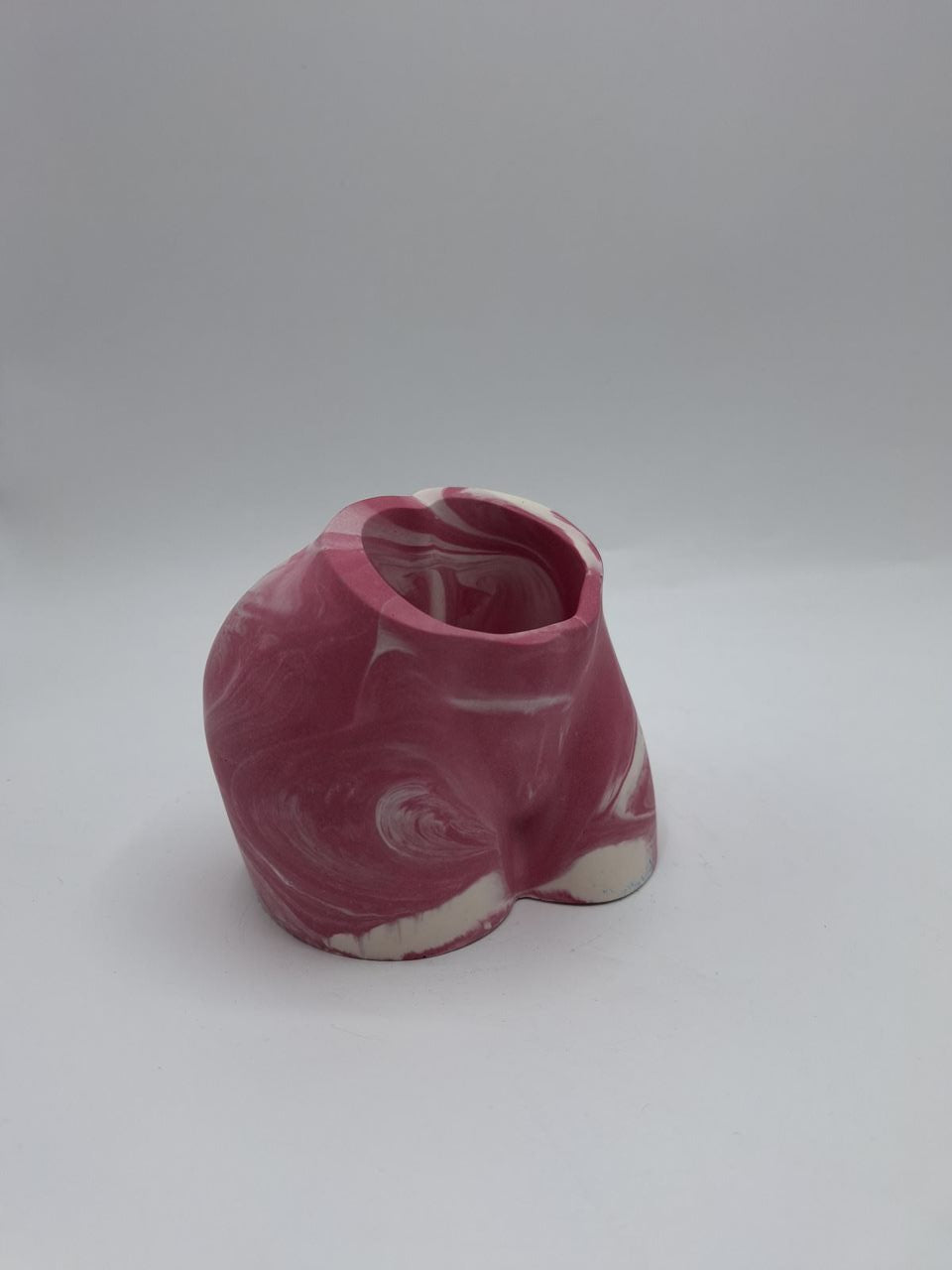 Creek Jesmonite Bum Pot Berry Berry Nice