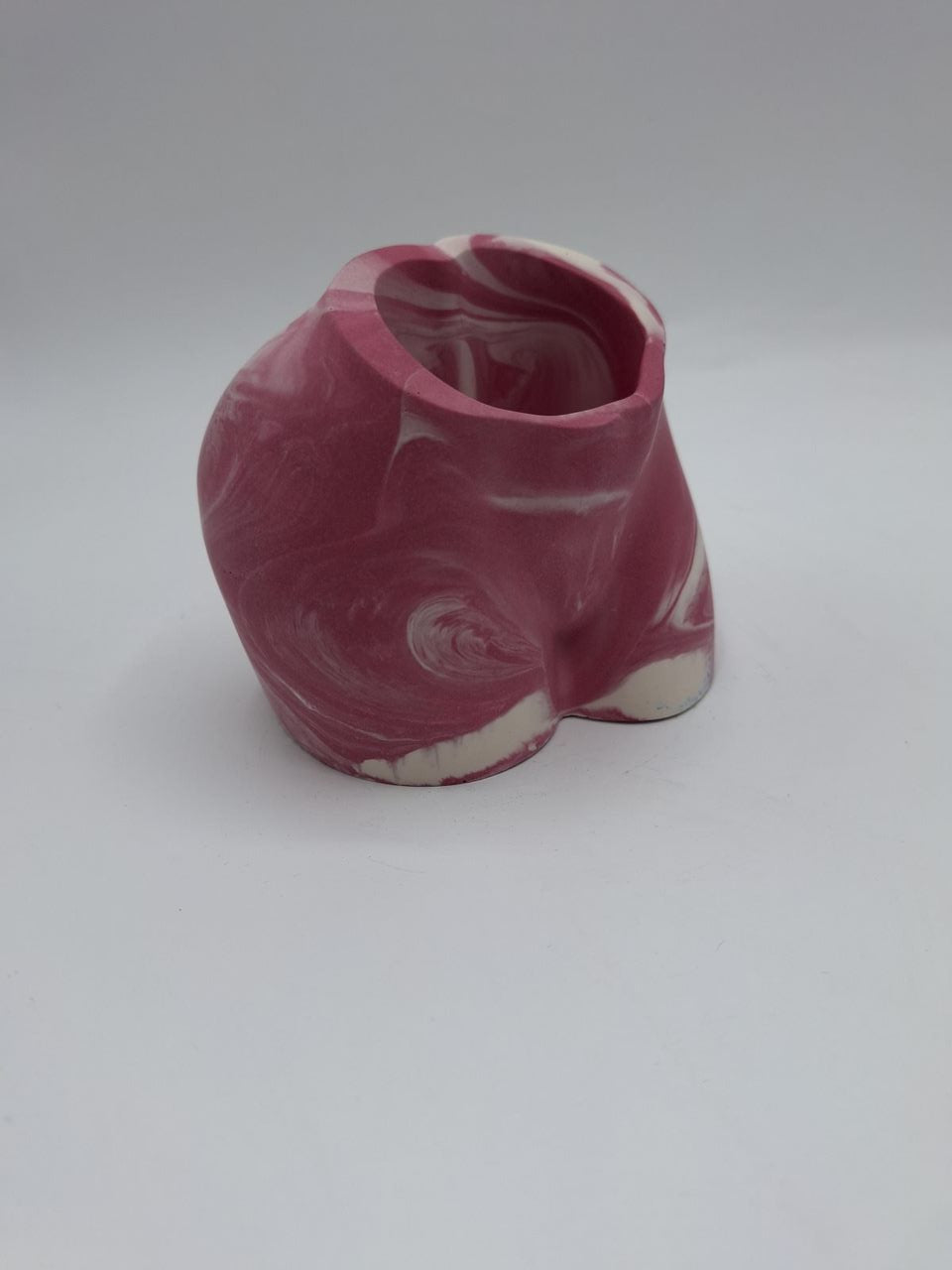 Creek Jesmonite Bum Pot Berry Berry Nice