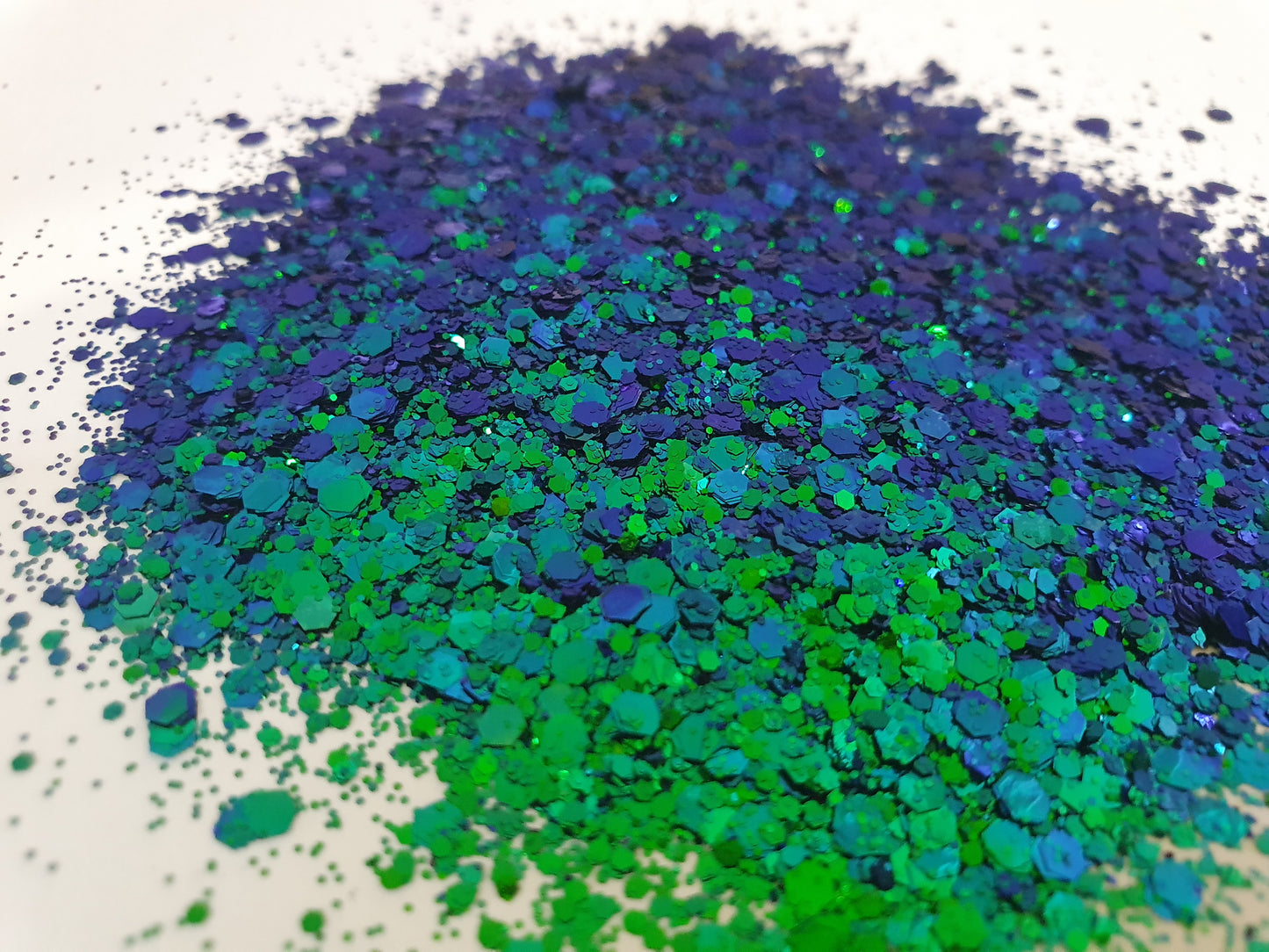 Peacock Chameleon Chunky Glitter