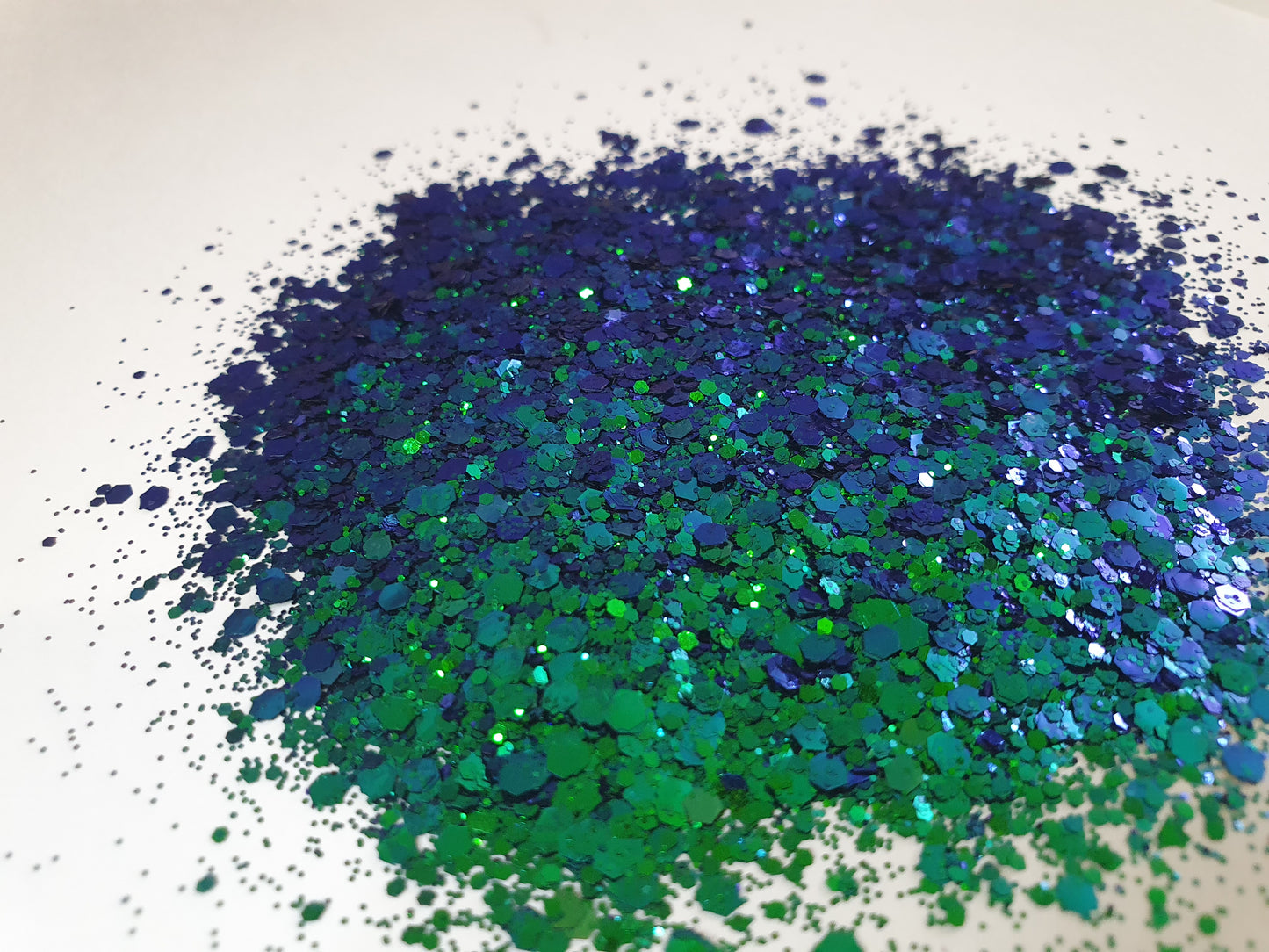 Peacock Chameleon Chunky Glitter
