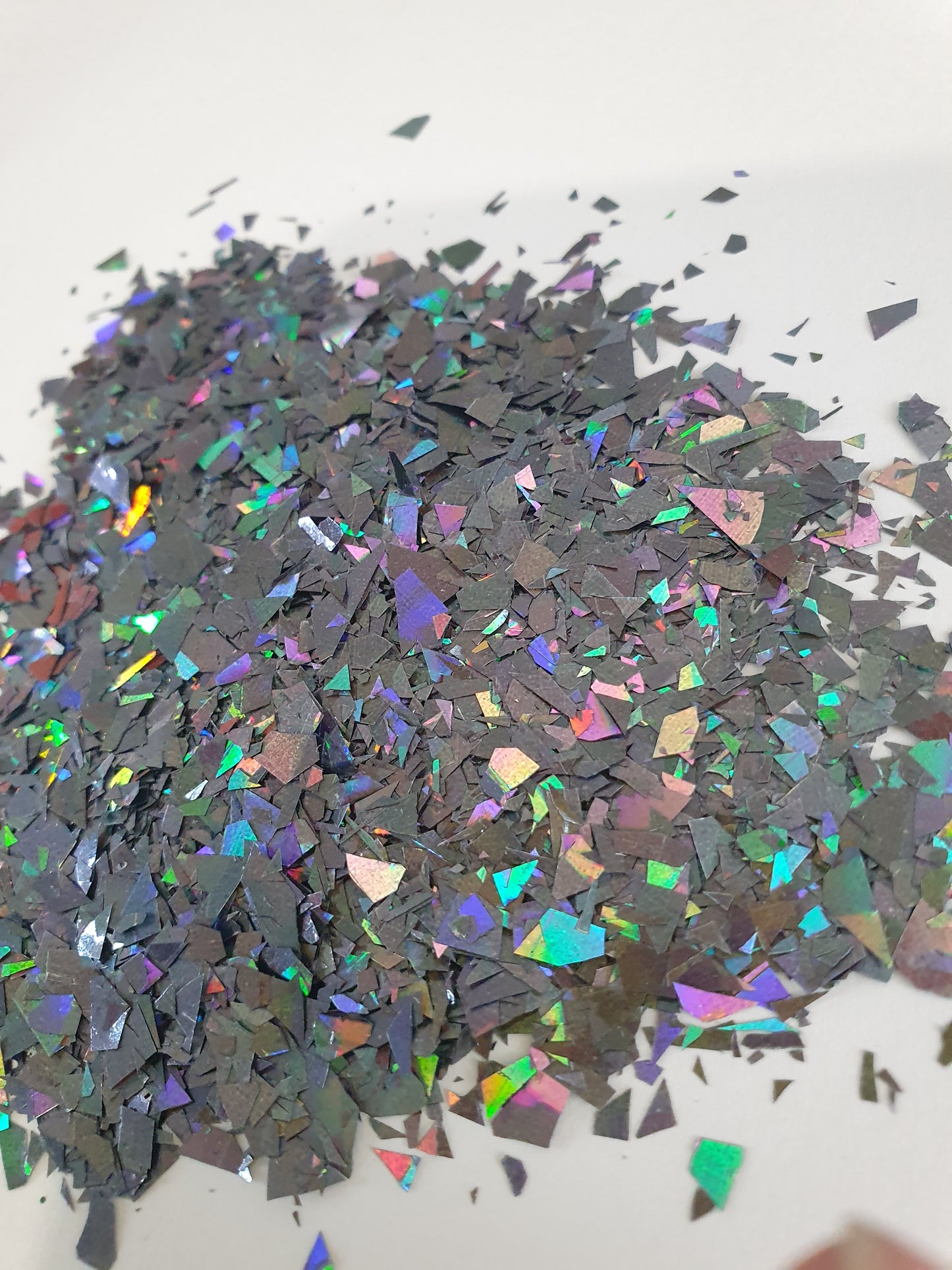 Carbon Holographic Mylar Flakes