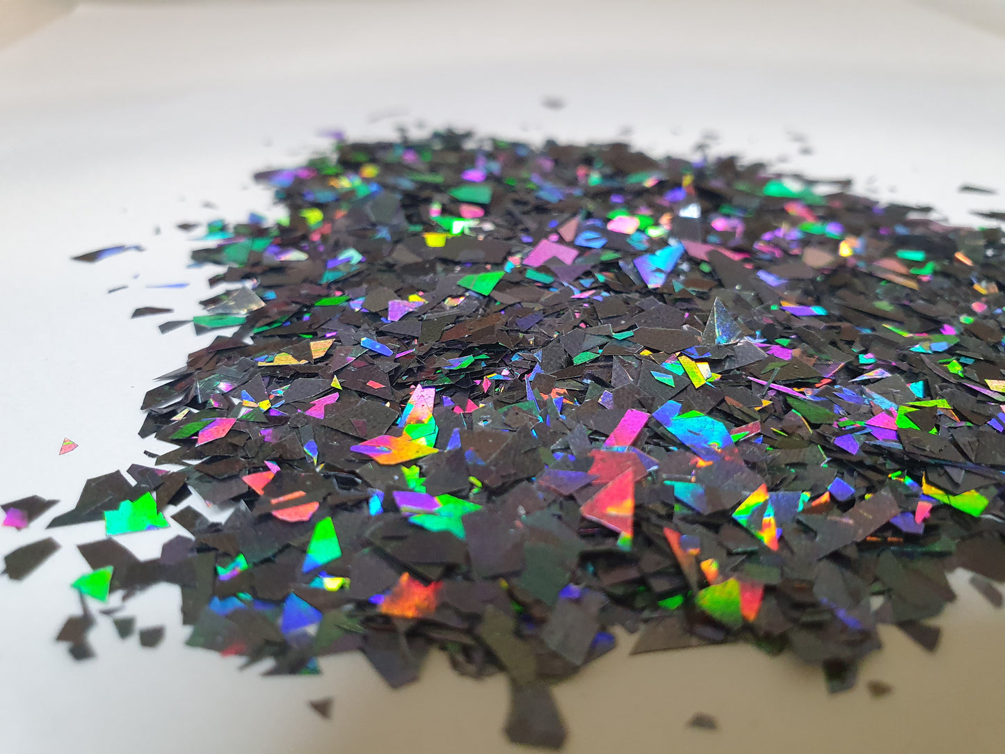 Carbon Holographic Mylar Flakes