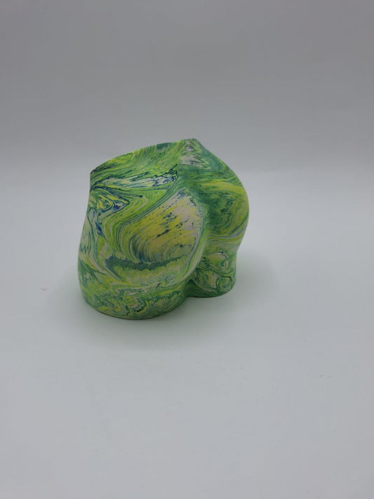 Creek Jesmonite Bum Pot Green Dreams