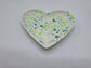 Jesmonite Heart Green Terrazzo Trinket Dish