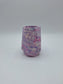 Spire Large Hexagon Jesmonite Trinket Pot in Psychedelic