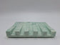 Triumph Jesmonite Angled Soap Dish in Green Marble