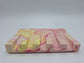 Triumph Jesmonite Angled Soap Dish in Pink and Yellow Marble