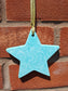 Starr in Green Jesmonite 10cm Hanging Star Decoration