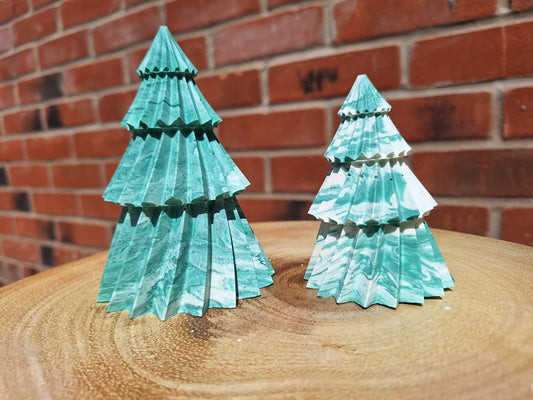 Evergreen Jesmonite Christmas Trees