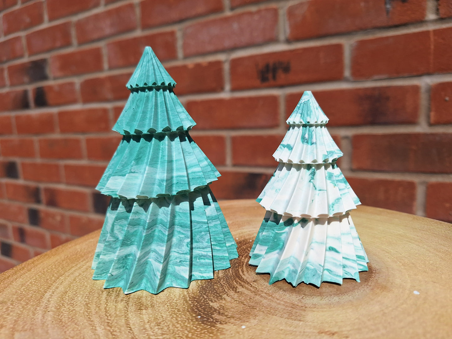 Evergreen Jesmonite Christmas Trees