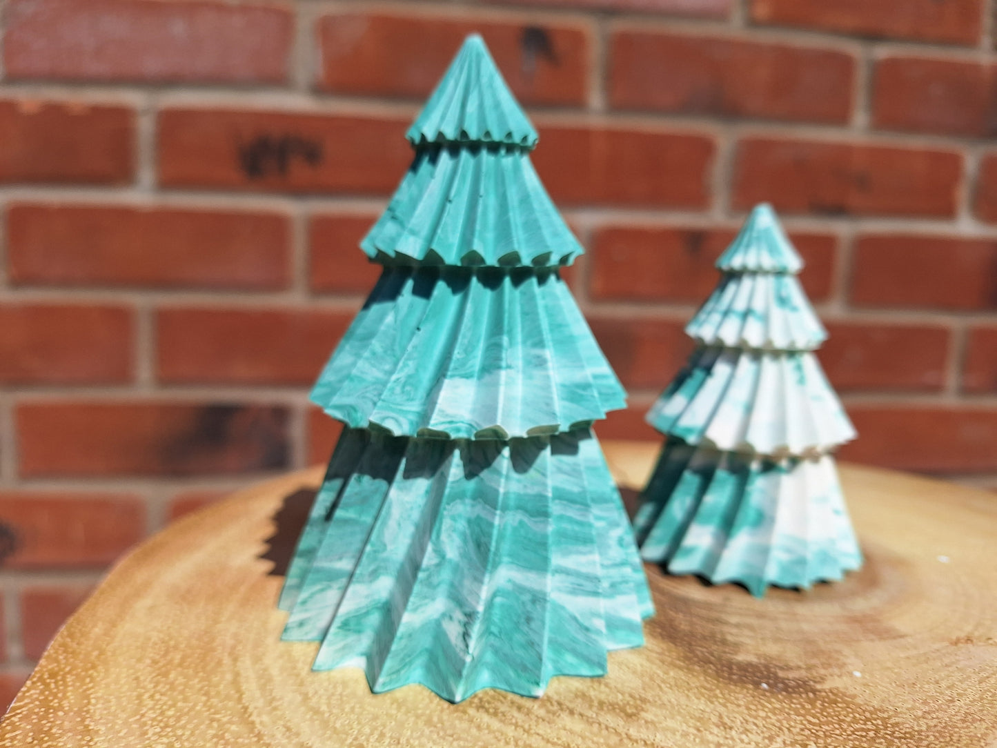 Evergreen Jesmonite Christmas Trees