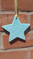 Starr in Green Jesmonite 10cm Hanging Star Decoration