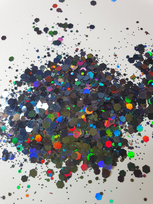 Magic Midnight Chunky Holographic Glitter