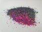 Pink Sunset Chameleon Chunky Glitter