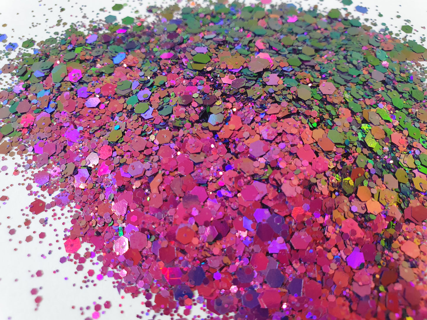 Pink Sunset Chameleon Chunky Glitter